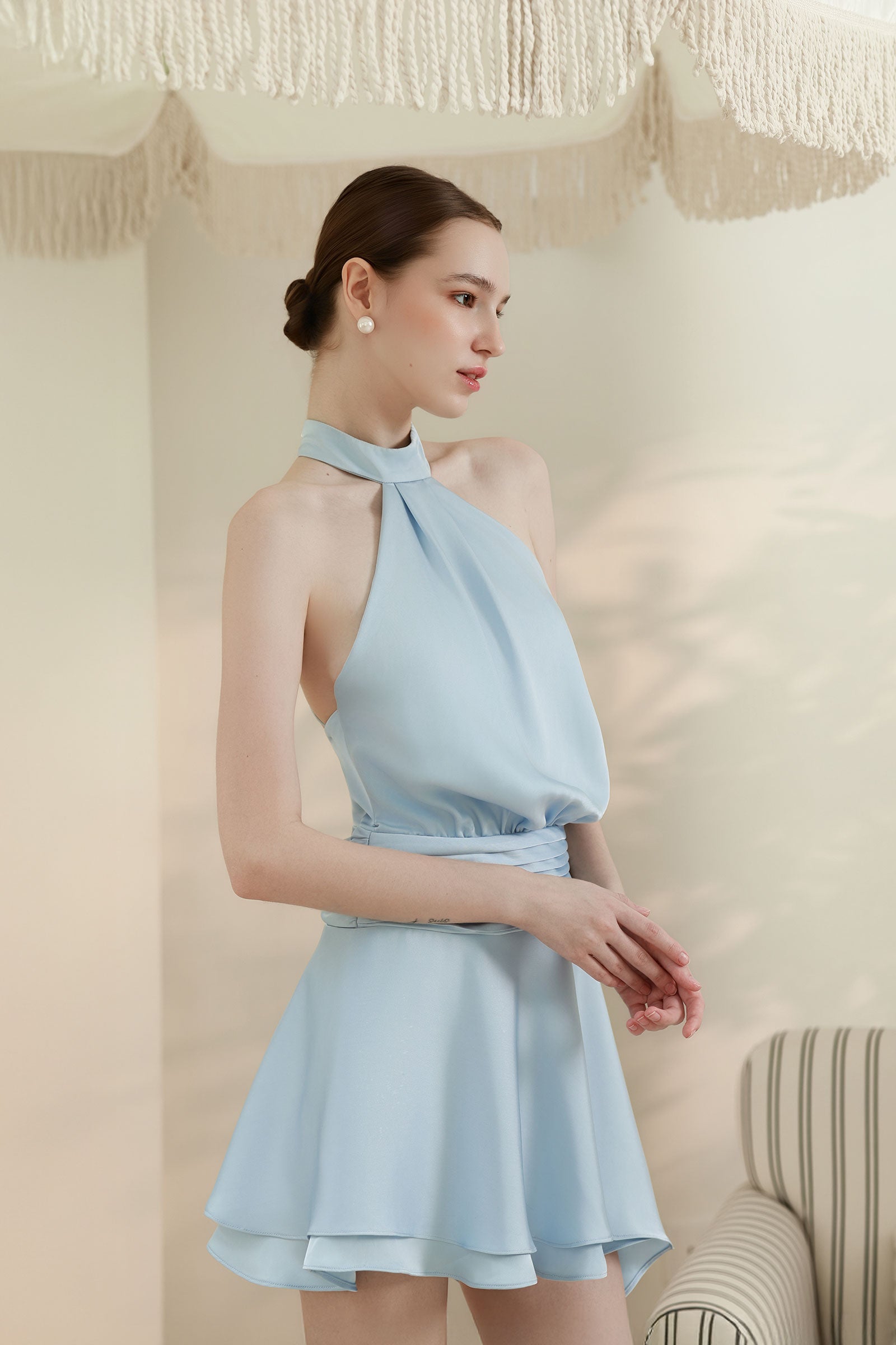 Janise Skort Dress (Blue)