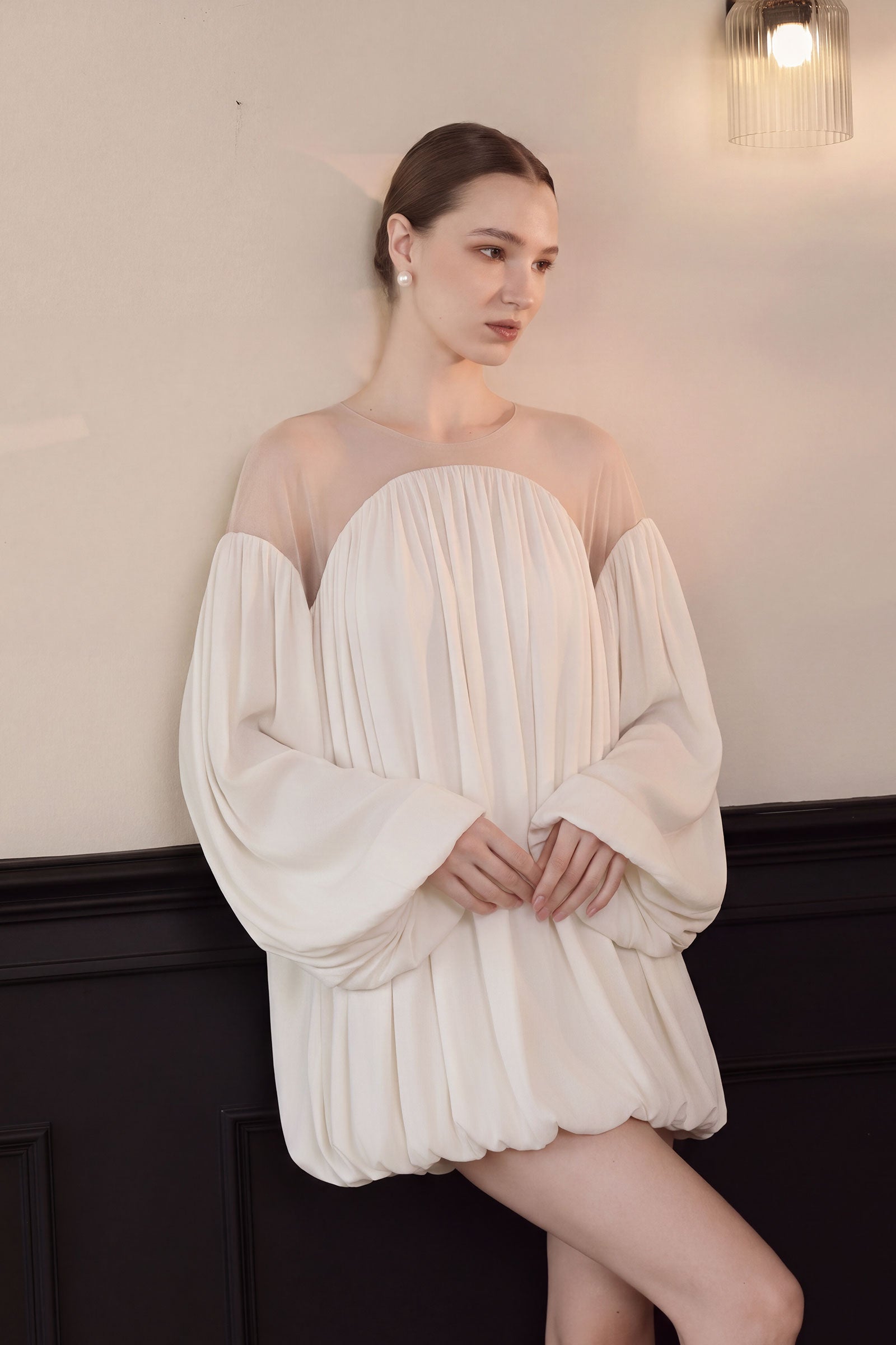 Danielle Dress (Cream)