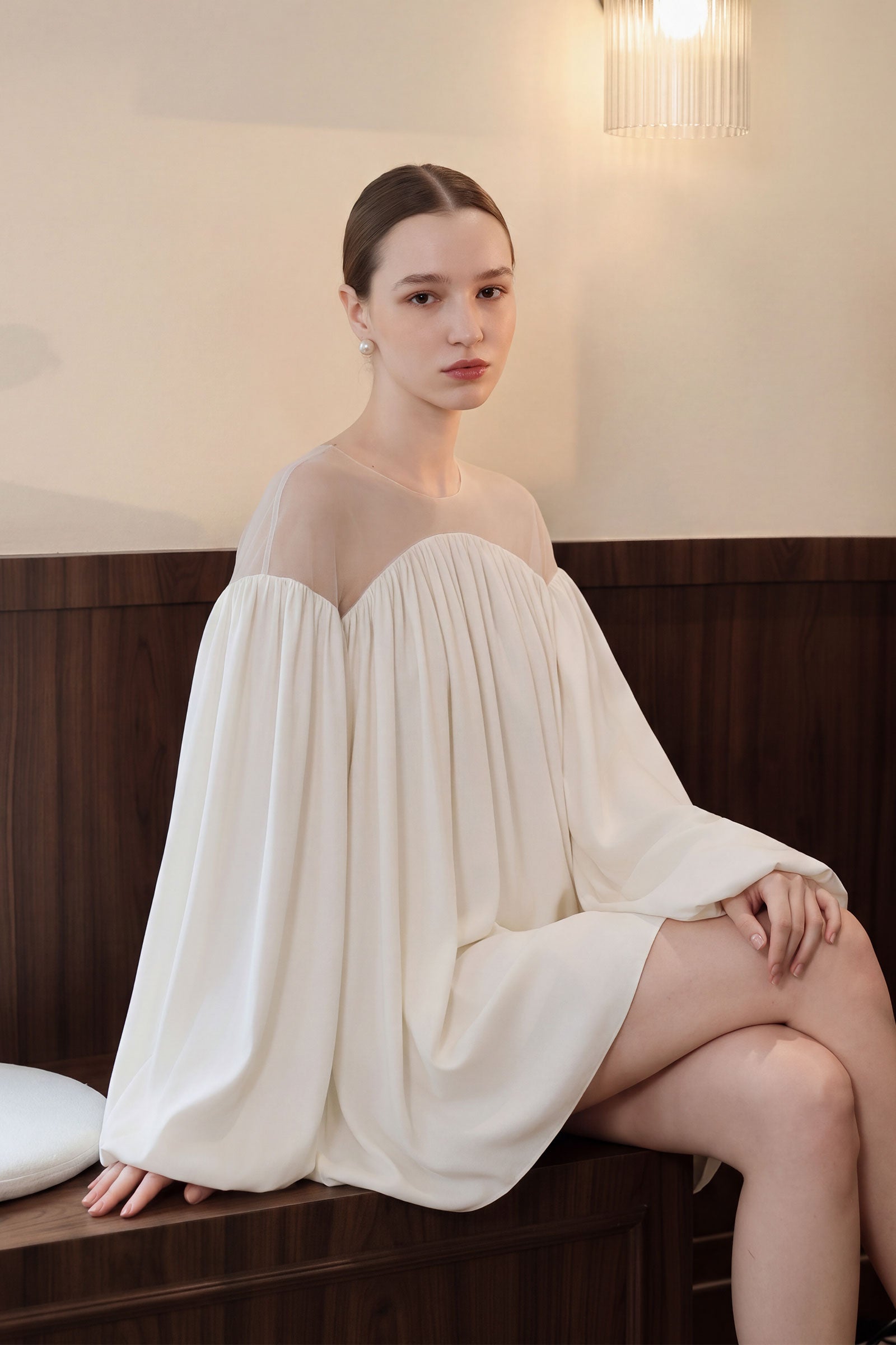 Danielle Dress (Cream)