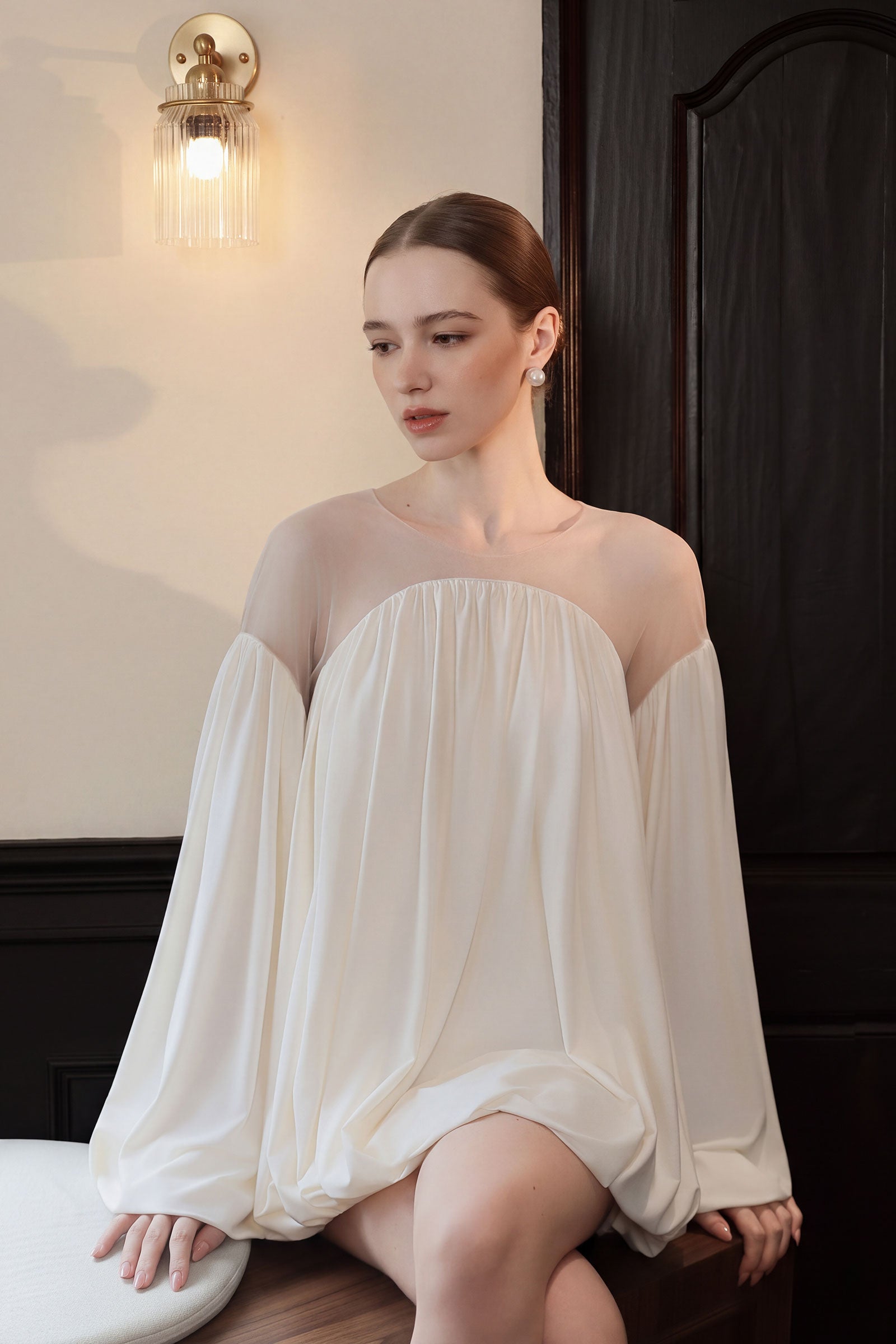 Danielle Dress (Cream)