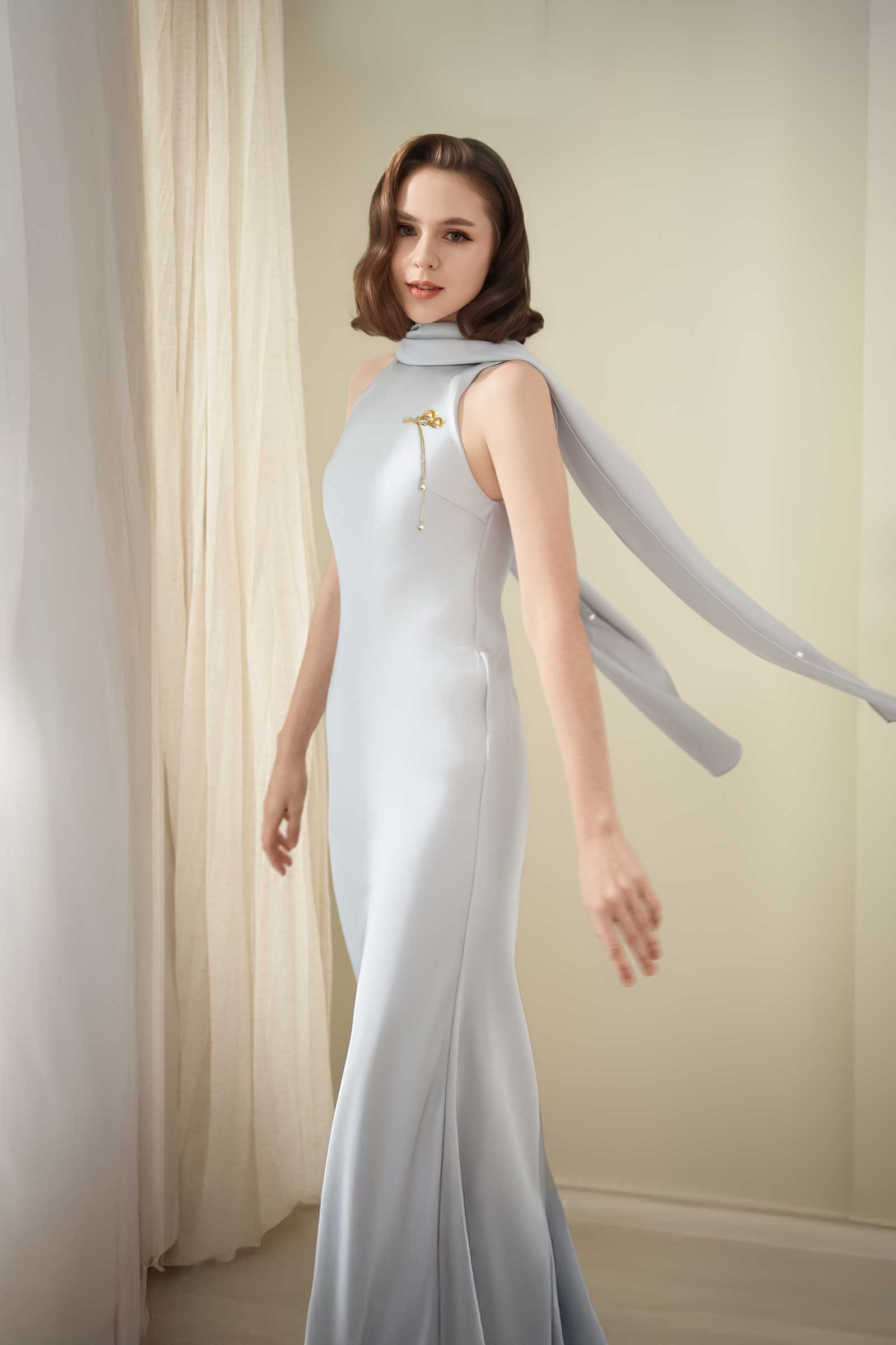 Vivienne Convertible Dress (Grey)
