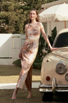 Amour Batik Dress (Brown)