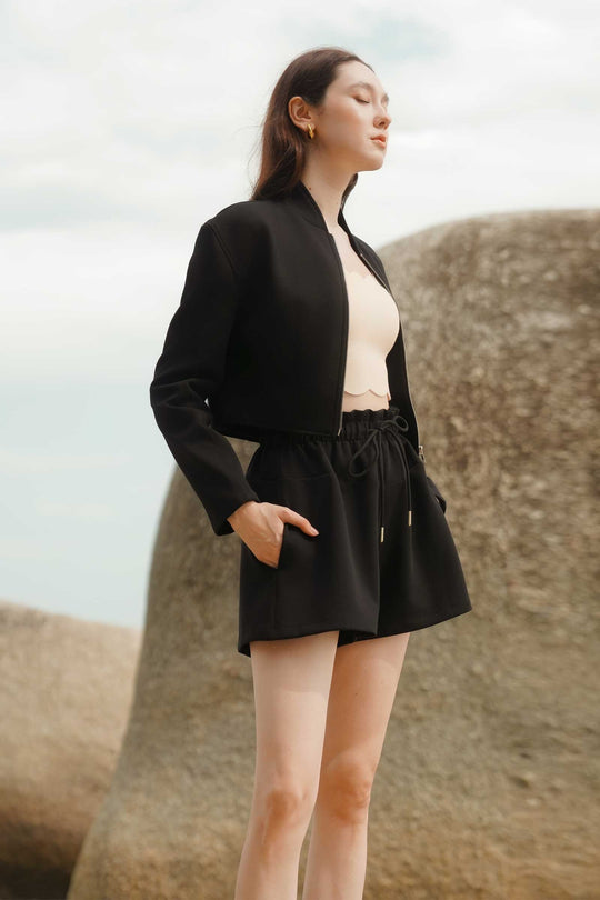 Dacira Bomber Jacket (Black)