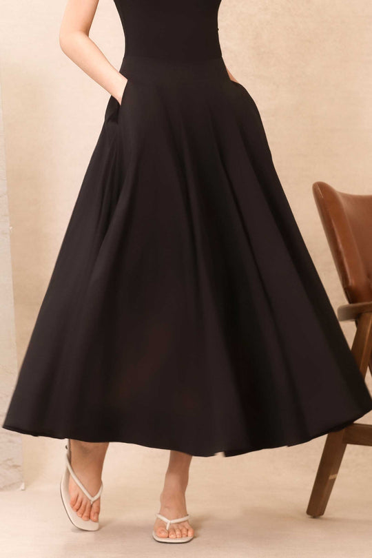 Dalaire Organza Skirt (Black)