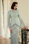 Rosabella Kebaya Top (Celadon Pearl)