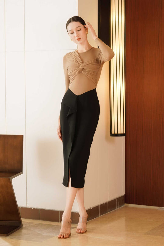 Daniareal Dress (Mocha)