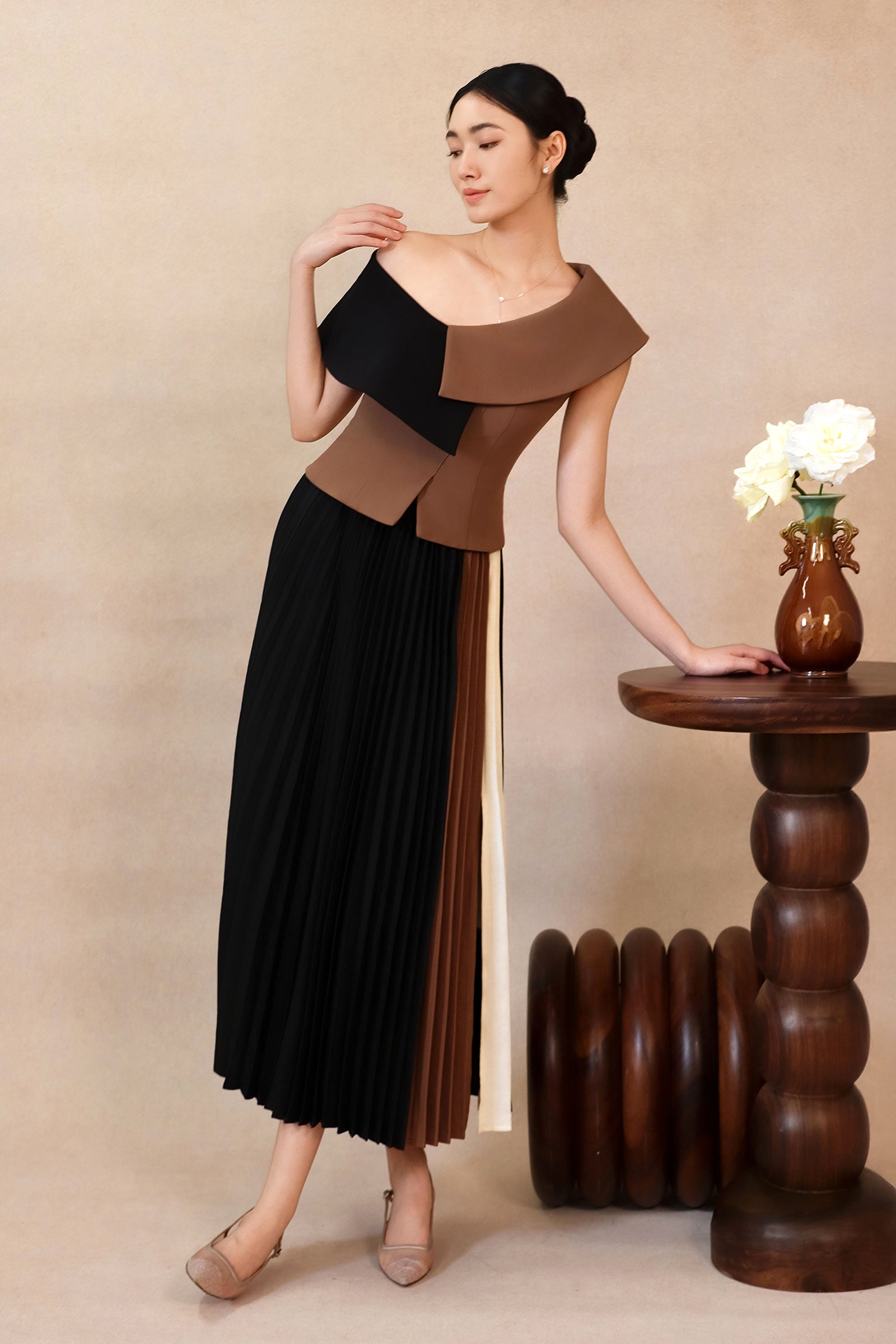 Dalestra Dress (Brown)