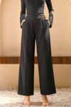 Poise Wide-Leg Trousers (Black)