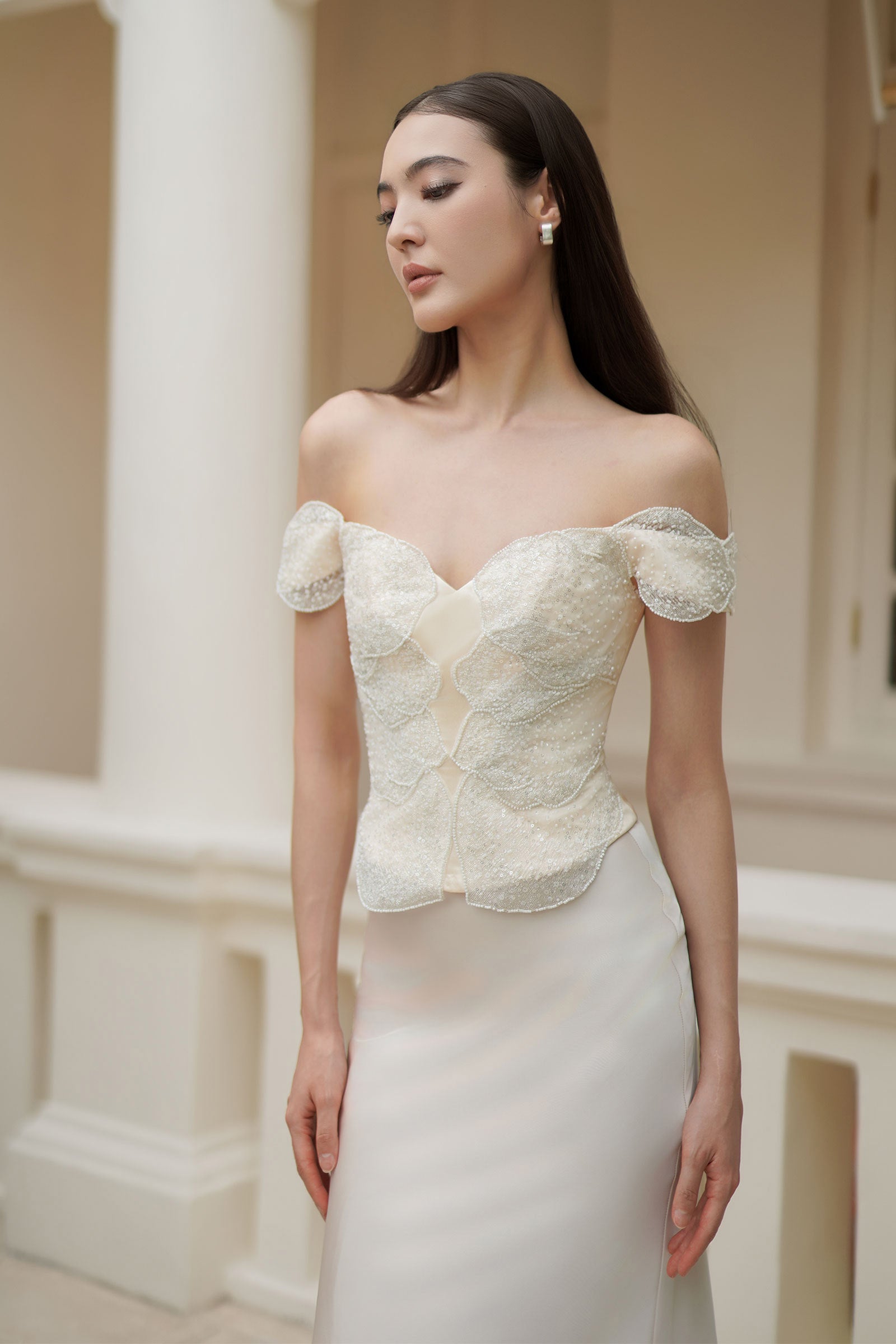 Maison Corset Top (Pearl)