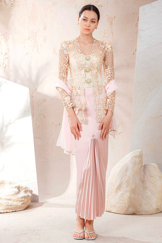 Zaina Kebaya Top (Pink)