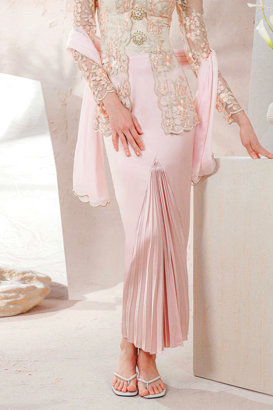 New Rania Kebaya Skirt (Soft Pink)