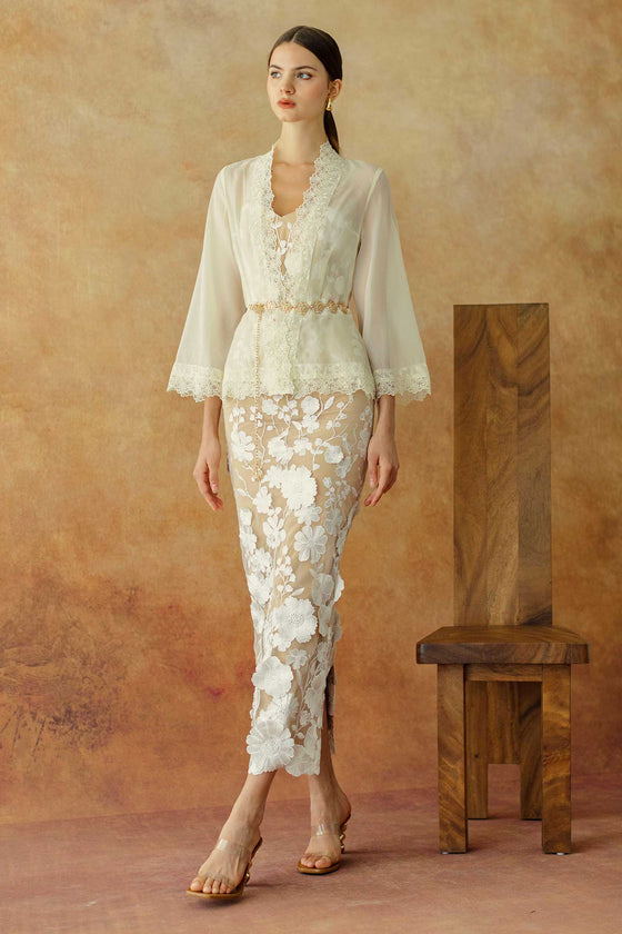 NEW Ratu Kebaya Set (White)