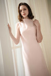 Calystria Silk Organza Dress (Rose)