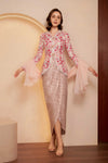 Rose Modern Kebaya Set (Pink)