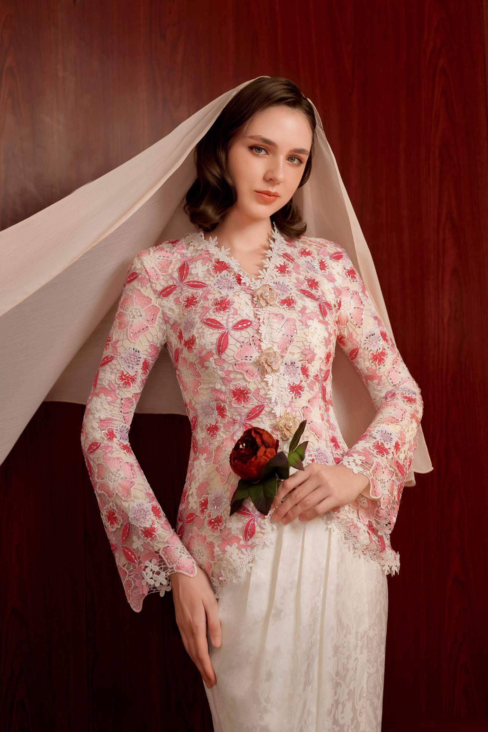 Rose Kebaya Top