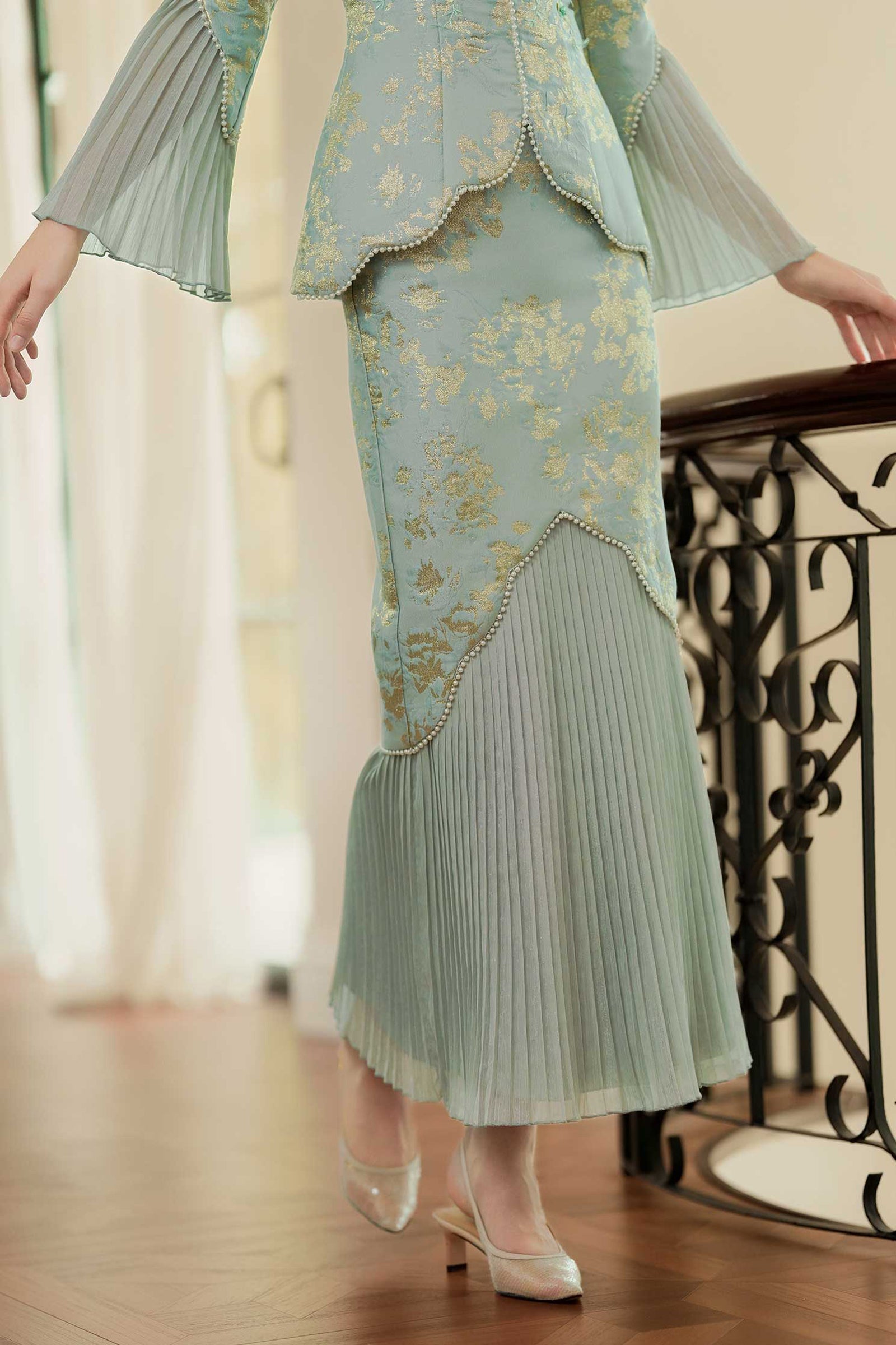 Rosabella Skirt (Celadon Pearl)