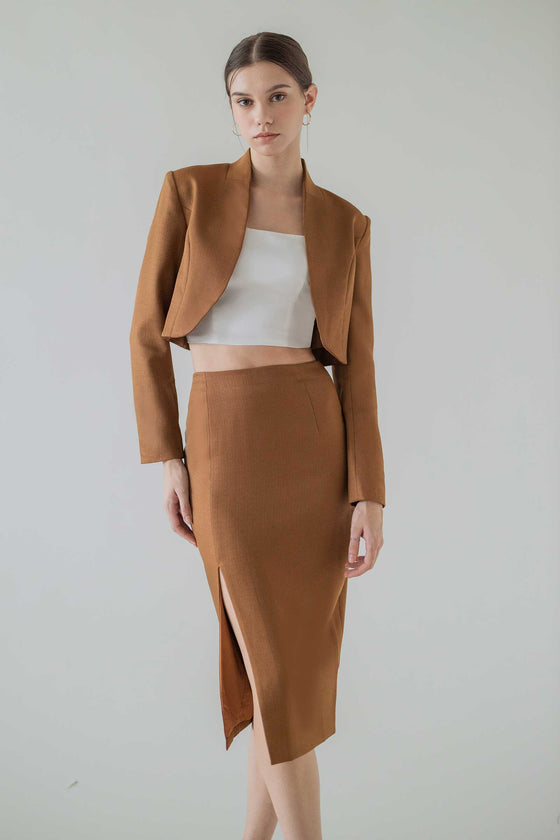 Poised Skirt (Brown)