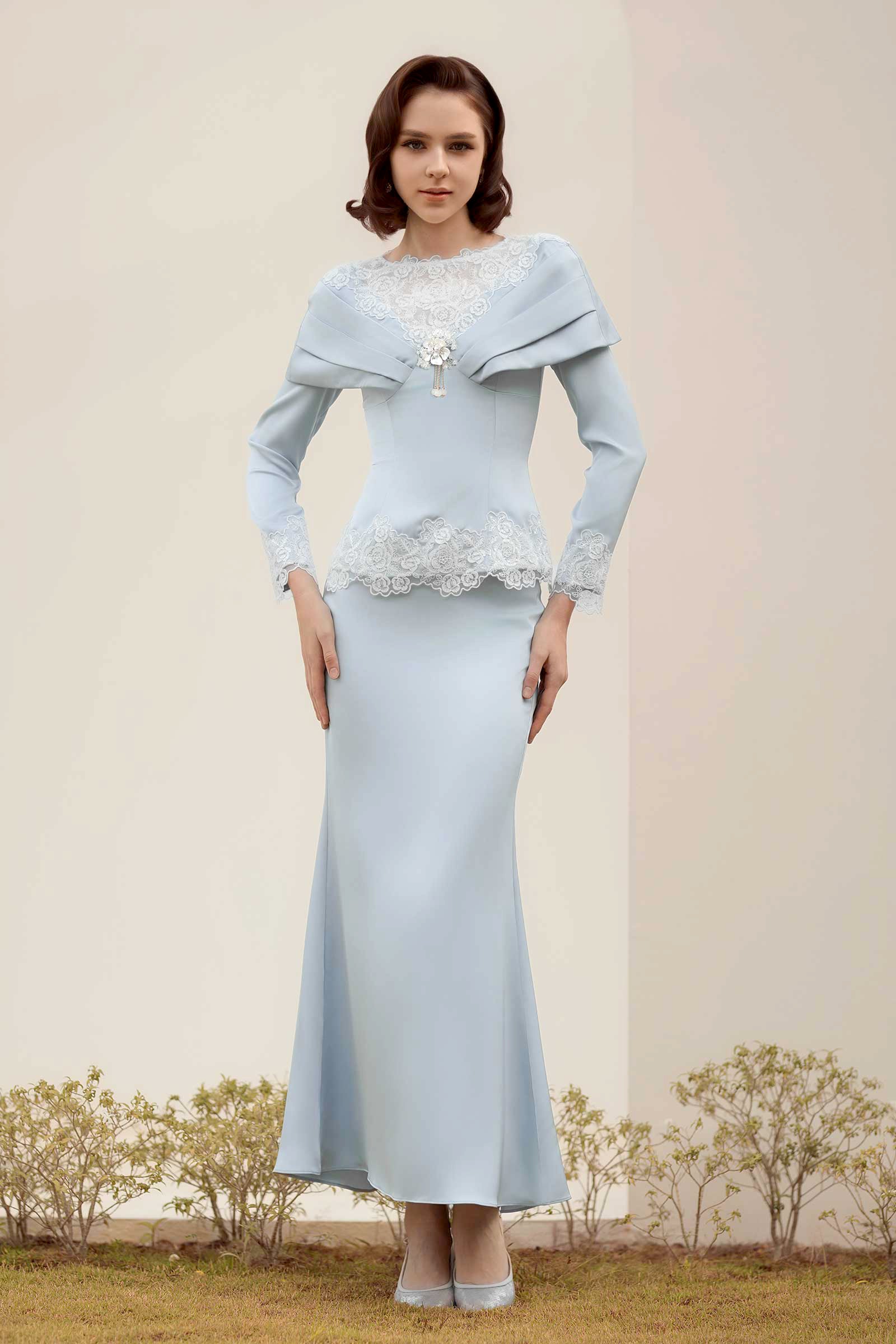 Rembulan Skirt (Blue)