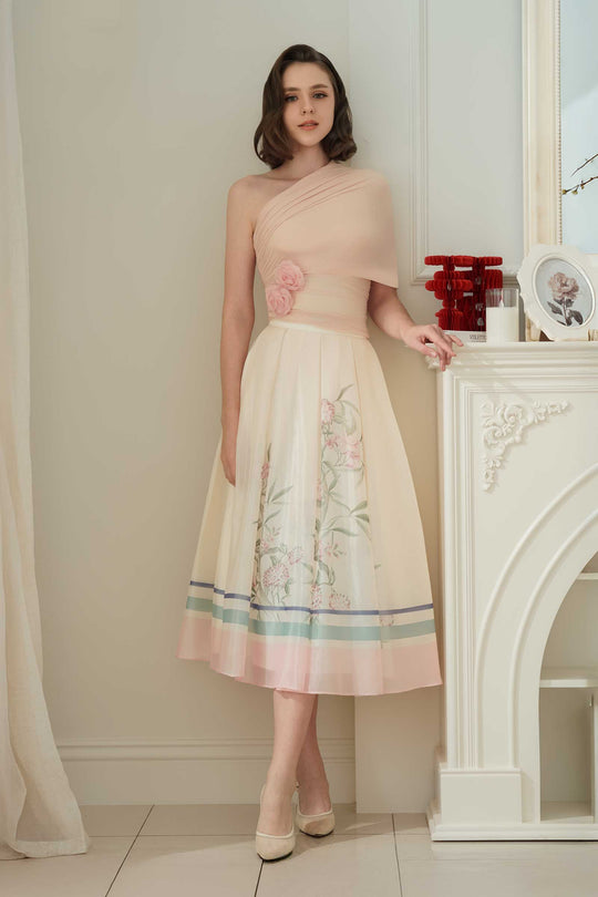 Hydrangea Skirt (Cream)