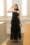 Davernial Tulle Gown (Black)