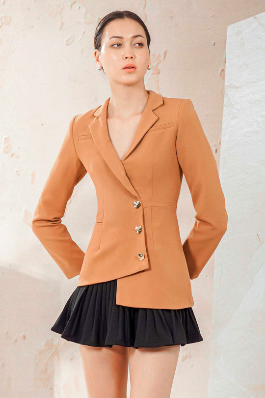 Danya Blazer Romper (Ochre)