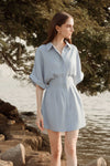 Delyra Shirtdress (Pale Blue)