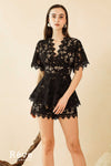 Damiev Lace Romper (Black)