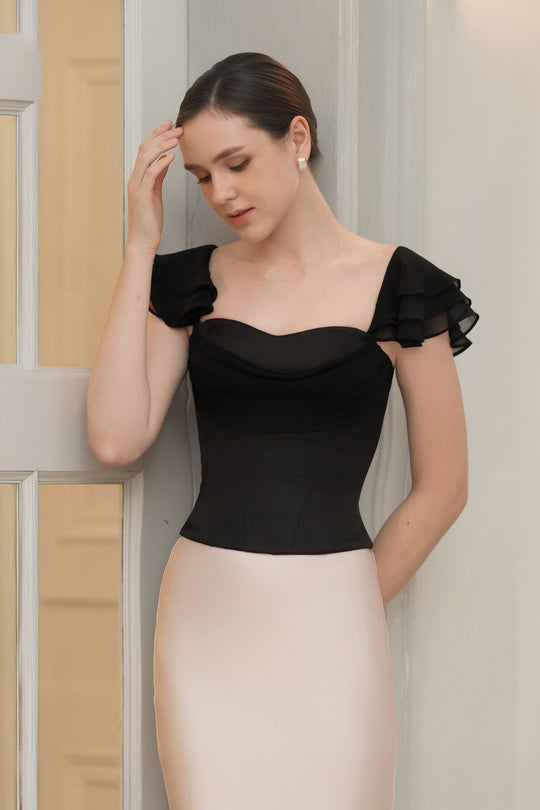 Elira Corset Top (Black)