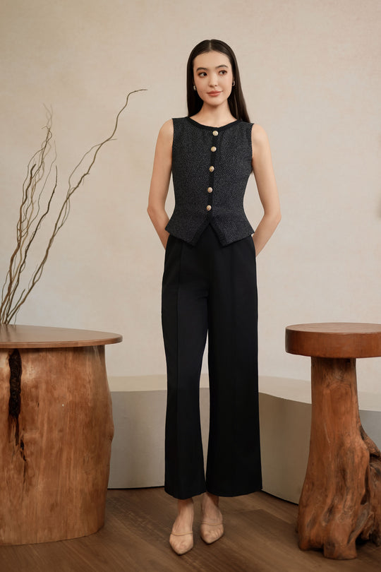 Daniexia Jumpsuit  (Black)