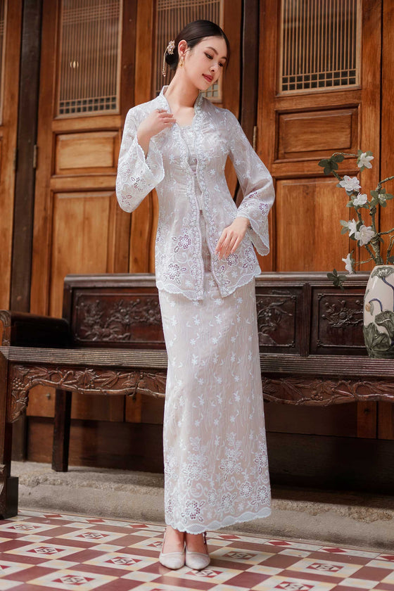 Sofea Kebaya Set (Beige)