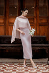 NEW Elaris Multiway Silk Cape (Pink) (NON RETURNABLE)