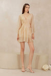 Drealis Padded Dress (Champagne)
