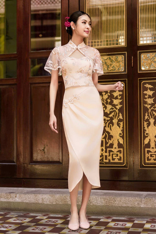 Celestine Skirt (Champagne)