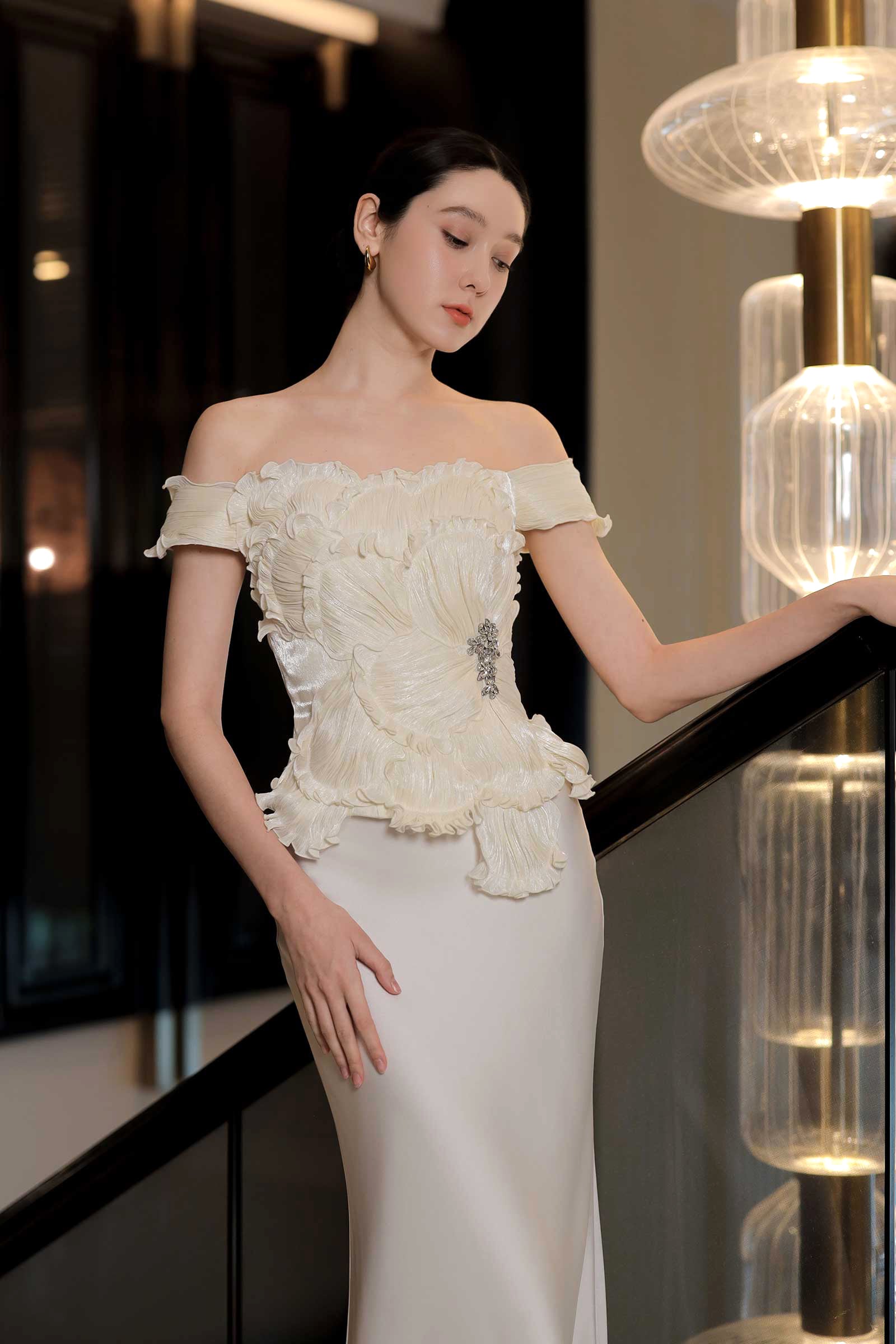 Drasielle Corset Top (Cream)