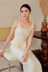 Diunere Ribbon Vest Top (Cream)