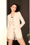 Dolenne Structured Blazer (Cream)