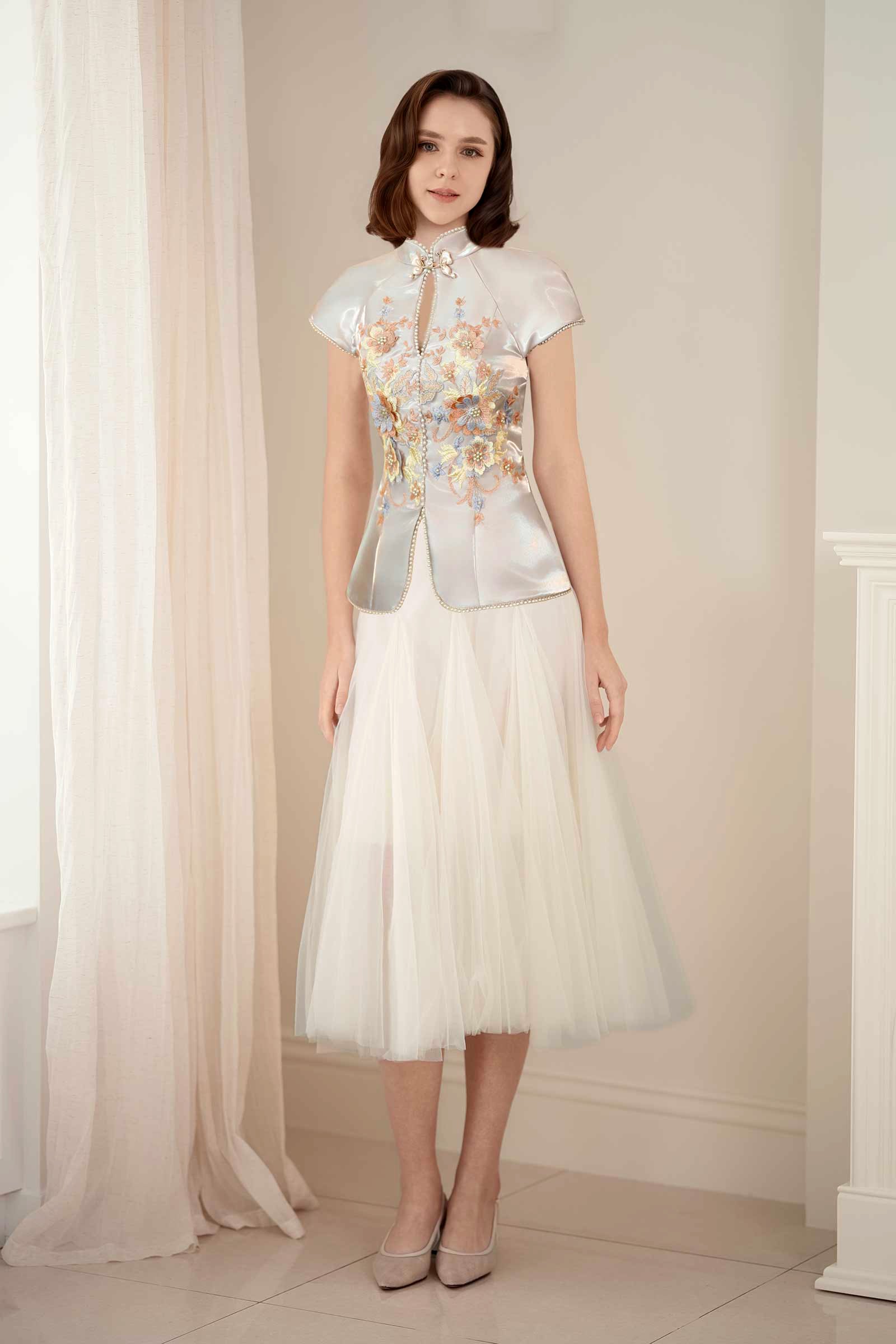 Harmonia Skirt (Cream)