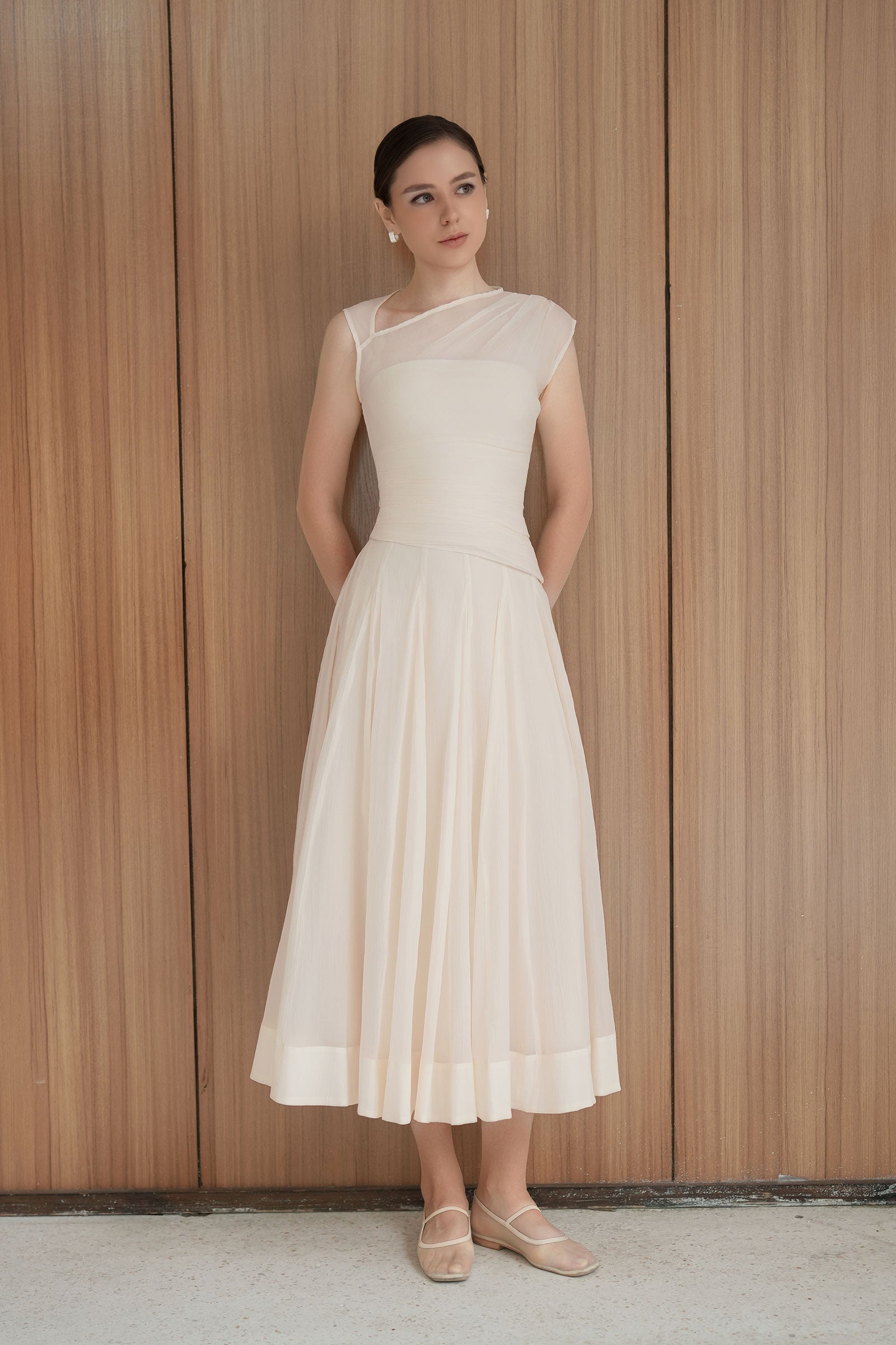 Jasmine Dress (Cream)