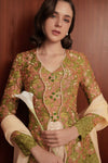 Olive Heirloom Kebaya Top