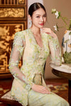 Lysanne Kebaya Padded Top (Green)