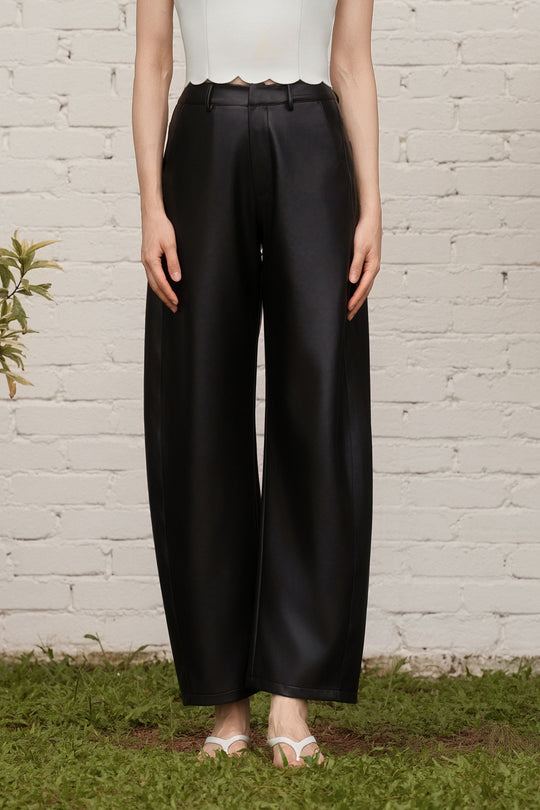 Aria Barrel Pants (Black)