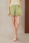 Liora Ruffle Shorts (Sage)