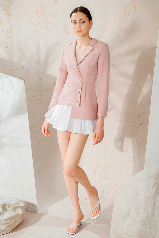 Danya Blazer Romper (Pink)