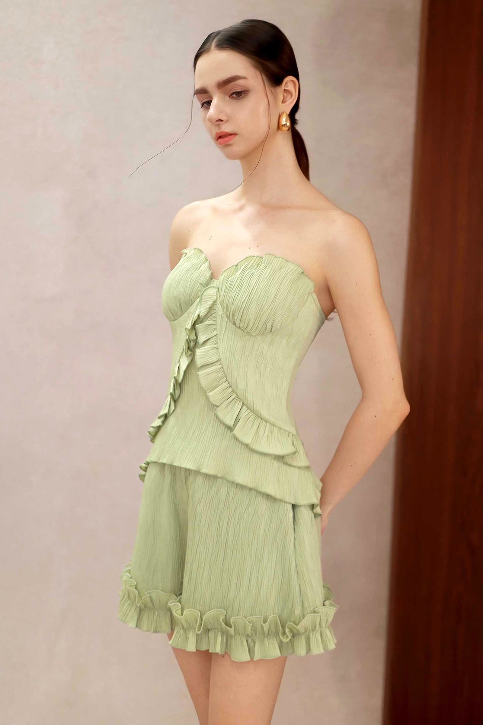 Devrin Padded Top (Sage)