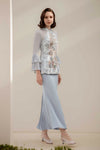 Alya Kebaya Set (Greyish Blue)