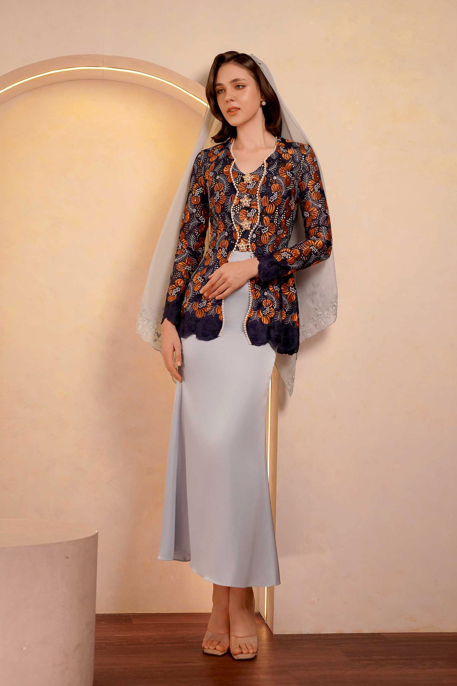 Kemboja Kebaya Top