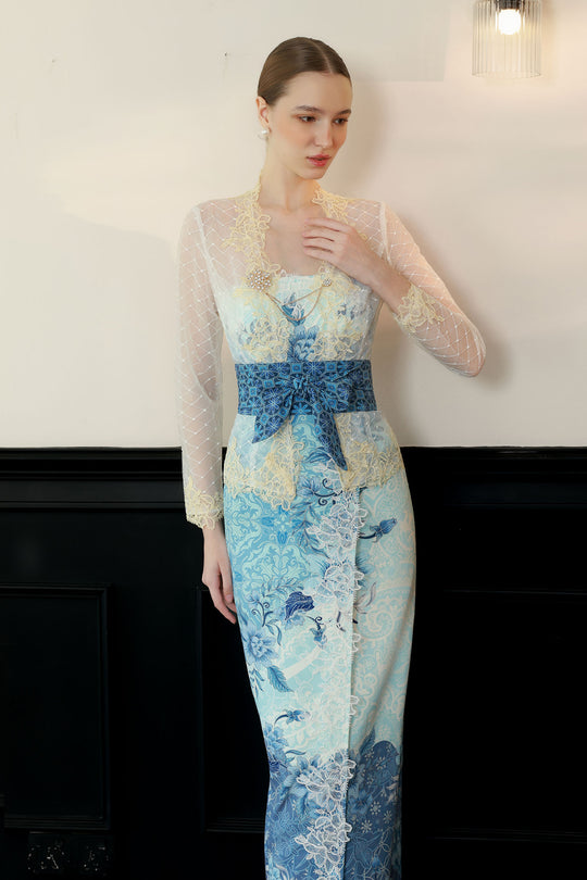Celinea Kebaya Set (Blue)
