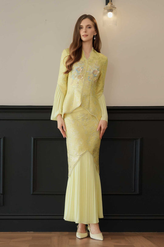 Rosabella Kebaya Set (Sunlit Butter)