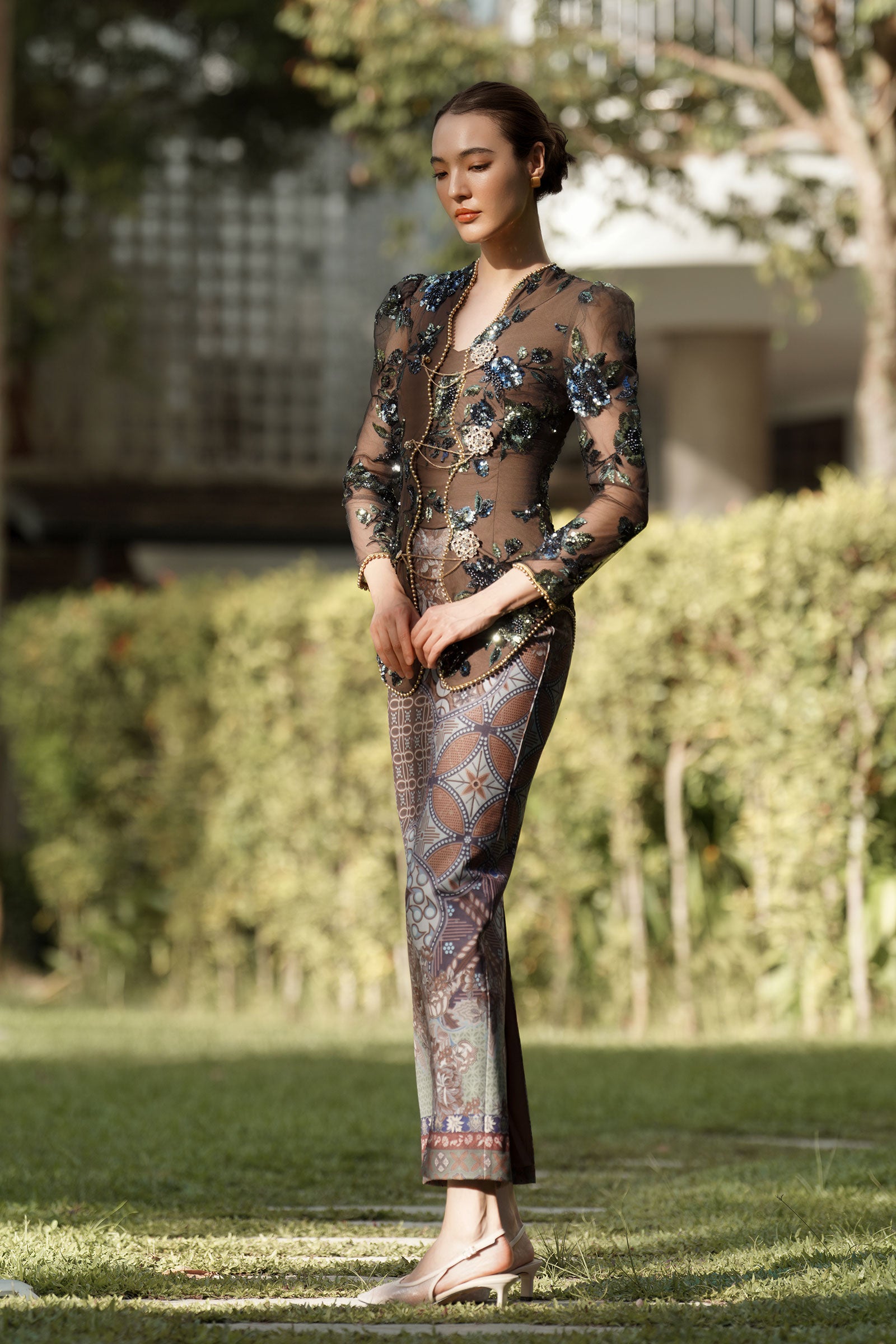 Soilera Kebaya Set (Black)