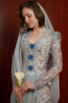 Sapphire Kebaya Top (Blue)